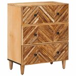 vidaXL Armoires de rangement Marron 60 x 33 5 x 75 cm