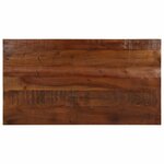 vidaXL Dessus de table 100x60x2 5cm rectangulaire bois massif récupéré