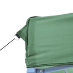 vidaXL Tente de réception pliable escamotable vert 410x279x315 cm