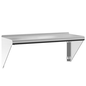 vidaXL Étagère murale 75x30x31 cm argenté acier inoxydable