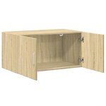 vidaXL Armoire murale chêne sonoma 80x42 5x40 cm bois d'ingénierie