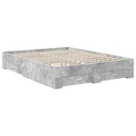 vidaXL Cadre de lit avec tiroir avec tête de lit Bois d'ingénierie