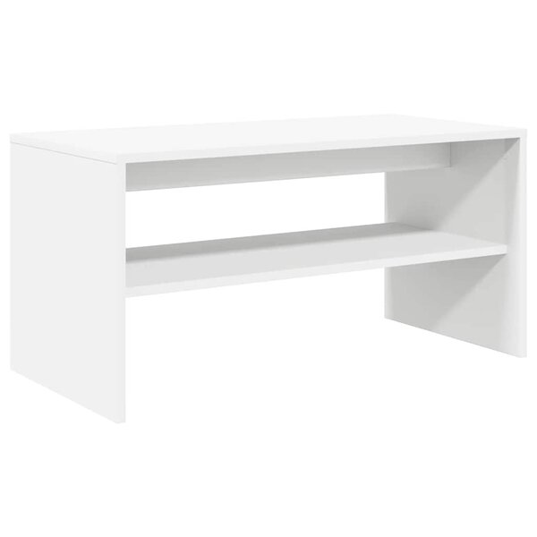 vidaXL Meuble TV blanc 60x40x40 cm bois d'ingénierie