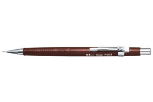 Portemines P203  marron  diamètre de mines: 0 3 mm PENTEL