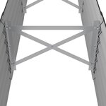 vidaXL Lit surélevé de jardin Acier galvanisé Anthracite