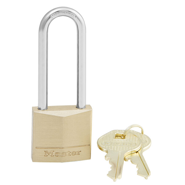 Cadenas à Clé en Laiton et Anse Longue  Doré  9 7 x 3 x 1 2 cm