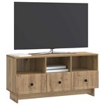 vidaXL Meuble TV 102 x 34 5 x 50 cm Chêne artisanal Bois d'ingénierie