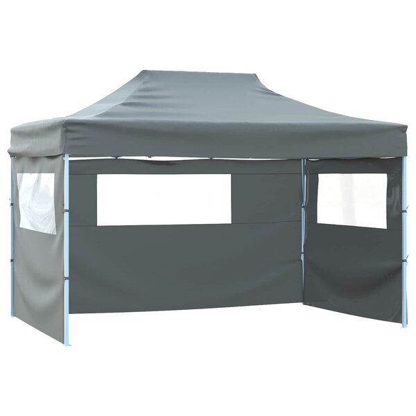 vidaXL Tente de fête 291 x 431 x 315 cm Anthracite Tissu Oxford