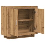 vidaXL Buffet chêne artisanal 80x40x75 cm bois d'ingénierie