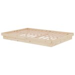 vidaXL Cadre de lit Bois massif 140x200 cm