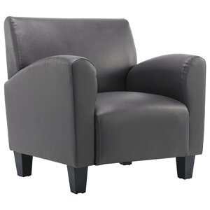 vidaXL Chaise Gris Similicuir
