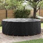vidaXL Housse pour mobilier d'extérieur 279 x 279 x 105 cm Tissu 210D