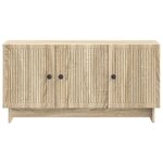 vidaXL Meuble TV Chêne Sonoma 99 x 34 5 x 50 cm Bois d'ingénierie