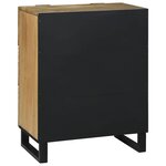vidaXL Vaisselier 60x33 5x75 cm en bois de manguier massif