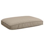 vidaXL Set de coussins pour palette de 2 pièces taupe en tissu Oxford