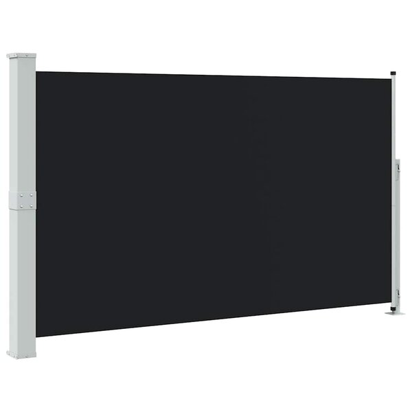 vidaXL Auvent latéral rétractable de patio 180x300 cm Noir