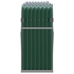 vidaXL Porte-bûches vert 180x45x100 cm acier galvanisé