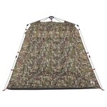 vidaXL Tente de pêche 4 personnes camouflage libération rapide