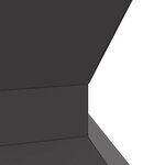 vidaXL Braise Noir 50 x 50 x 40 cm Acier laminé à froid