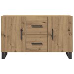 vidaXL Buffet chêne artisanal 100x36x60 cm bois d'ingénierie