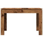 vidaXL Table à manger vieux bois 120x60x76 cm bois d'ingénierie