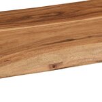 vidaXL Étagères murales 2 Pièces 60x20x3 5 cm bois massif d'acacia