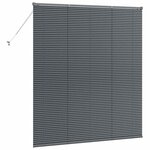 vidaXL Store de Fenêtre Gris foncé 160 x 175 cm Aluminium