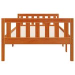 vidaXL Lit pour enfants sans matelas cire marron 90x200 cm pin massif