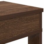 vidaXL Étagère à chaussures chêne marron 80x30x98 cm bois d'ingénierie