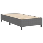 vidaXL Cadre de lit plateforme Gris clair 90 x 190 cm