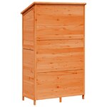 vidaXL Abri de jardin Marron 106 x 56 x 176 5 cm Bois d'ingénierie