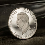 Pièce de monnaie en Argent 5 Dollars g 31.1 (1 oz) Millésime 2023 Typefaces FRANKENSTEIN