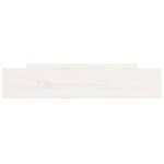 vidaXL Tiroirs de lit 2 Pièces blanc Bois de pin massif
