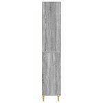 vidaXL Ensemble de Meubles 2 Pièces Sonoma gris 66 x 34 5 x 90 cm