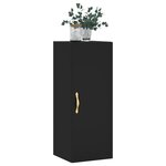 vidaXL Armoire murale noir 34 5x34x90 cm