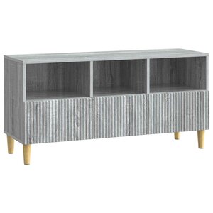 vidaXL Meuble TV 102 x 34 5 x 50 cm Sonoma gris Bois d'ingénierie