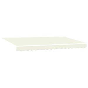 vidaXL Tissu de remplacement de store pour cadre 4x2 m Crème