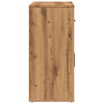 vidaXL Buffet chêne artisanal 80x33x70 cm bois d'ingénierie