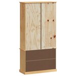 vidaXL Bibliothèque VIGO 85x35x170 cm bois massif de pin