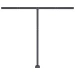 vidaXL Auvent automatique sur pied 300x250 cm Jaune/Blanc