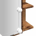 vidaXL Armoire à miroir avec LED vieux bois 70x16 5x60 cm