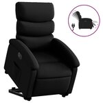 vidaXL Fauteuil inclinable électrique noir similicuir