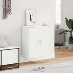 vidaXL Meubles à chaussures 60 x 35 x 70 cm Blanc