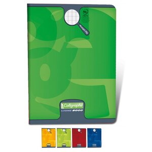 Cahier piqué 17x22 séyès agrandi 2 5mm 32 pages 90g CALLIGRAPHE