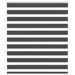 vidaXL Store zèbre noir 125x100 cm largeur du tissu 120 9 cm polyester