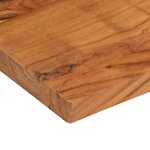 vidaXL Dessus de table 100x80x2 5cm rectangulaire bois massif d'acacia