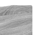 vidaXL Tête de lit Gris Sonoma 135 cm Bois d'ingénierie
