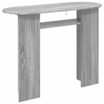 vidaXL Table console Sonoma gris 100 x 39 5 x 75 cm Bois d'ingénierie