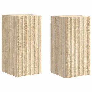 vidaXL Meuble TV mural 2 Pièces Sonoma 30 x 31 x 60 cm Bois d'ingénierie