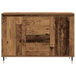 Buffet vidaXL avec portes et tiroirs en vieux bois 101 5x35x70 cm